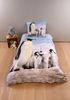 Bettwäsche Set mit Pinguin 135 x 200 cm 80 x 80 cm 100% Baumwolle Bild 2