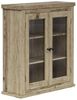 Elegant Home Fashions Donovan Wandschrank 2 Türen Eiche Hell verstellbare Böden Bild 5