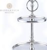 Marrakesch Orient & Mediterran Interior Etagere Etagen Etagere aus Aluminium Annika, Cupcake Ständer modern Tischdeko, Handarbeit Bild 3