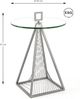 Beistelltisch Glas/ Metall, Ø 45cm Bild 3