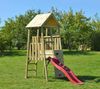 Wendi Toys Holz Spielturm Hase | inkl. Rutsche und Bild 3