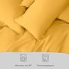 Blumtal Bettwäsche, 7 - Spicy Mustard, 135x200 cm + 40x80 cm Bild 5
