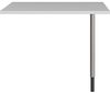Germania Eckverbindung 4255-583 GW-Profi, in Lichtgrau/Silber, mechanisch höheneinstellbar, 80 x 80 x 80 cm (BxHxT) Bild 1