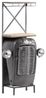 Barregal Traktor massivum Bikes und Bars grau 90x154x38 cm Metall Holz mit Glashalter Minibar Flaschenregal Industrial Design Hausbar Bild 1