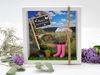 ZauberDeko Geschenkbox Geldgeschenk Garten MIT NAME Gutschein Gewächshaus Blumen Geschenk Bild 2