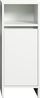 trendteam smart living - Basix - Kommode - Weiß Matt - Mehrzweckschrank - (BxHxT) 32 x 81 x 28 cm - griffloser Badezimmerschrank mit offenem Fach - inkl. weißer oder grauer Blende Bild 4