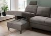 Ecksofa >Pris< Schlaffunktion, Stauraum, anthrazit - 234x88x147 (BxHxT) Bild 3