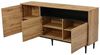 FurnitureR Stylischer Wohnzimmerschrank aus Holz mit Schwarzem Element, Langlebiger Metallrahmen, Modernes Design für Minimalistischen Wohnstil, Platzsparend Bild 5