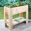 HI Hochbeet 92×41×80 cm Kiefernholz 423923 Bild 2