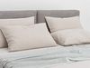 Zo! Home Cotton Bettwäsche 155x220 cm Lino Sandy beige natur meliert uni Bild 2
