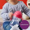 b.box Trinklernbecher Für Jeden Winkel | Flip-Top, Schwerer Strohhalm, Griff, Auslaufsicher | BPA-Frei & für Spülmaschine | Ab 6 M | 240 ml, Boysenberry Bild 3