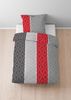 Traumhaft schlafen - Castell - Markenbettwäsche Polycotton Renforce Bettwäsche 0460128 STREIFEN-WELLE, sturmgrau, 1x 135x200 cm + 1x 80x80 cm Bild 4