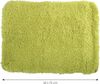 MSV Badteppich Badematte Badvorleger Duschvorleger Mikrofaser Hochflor flauschig 50x70 cm –Grün Bild 2