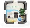 LECHUZA QUADRO Premium LS 50 anthrazit metallic 16283 Bild 3