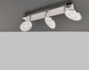 TRANGO LED Deckenleuchte, 2114 Modern 3-flammig IP44 Spiegelleuchte *COOL* inkl. 3x 4,5 Watt 3000K warmweiß LED Modul Badleuchte 420mm lang mit schwenkbar und drehbar Spots, Badezimmer Wandleuchte, Deckenlampe, Badlampe Bild 3
