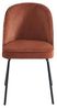 Vente-unique - ALPALI Stuhl SamtStoff Rot - B 57,5 cm x H 83,5 cm x L 50 cm Bild 4