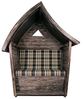 Mahagoni Laubenbank "Hexenhütte" Bild 2
