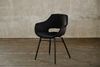 KAWOLA Stuhl ZAJA Esszimmerstuhl Velvet schwarz 82 x 59 x 57 cm Bild 2