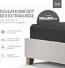 Bettwaesche-mit-Stil Mako-Satin Spannbettlaken anthrazit 100x200cm Höhe 5-10cm Bild 2
