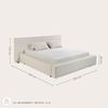 Calais Polsterbett 180x200 – Zeitloses Design mit Premium-9-Zonen-Matratze, Duo-Wendefunktion & hohem Schlafkomfort Bild 2