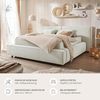 Calais Polsterbett 180x200 – Zeitloses Design mit Premium-9-Zonen-Matratze, Duo-Wendefunktion & hohem Schlafkomfort Bild 5