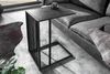 riess-ambiente Beistelltisch ARCHITECTURE 65cm graphit / schwarz (Einzelartikel, 1-St), Wohnzimmer · Marmor-Optik · Metall · Laptoptisch · Industrial Design Bild 2