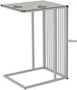 riess-ambiente Beistelltisch ARCHITECTURE 65cm graphit / schwarz (Einzelartikel, 1-St), Wohnzimmer · Marmor-Optik · Metall · Laptoptisch · Industrial Design Bild 3
