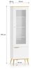 Glasvitrine Viterbo Standvitrine 55x40x195cm Alpinweiß 2-türig Bild 3