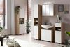 Schildmeyer Seitenschrank, Holzwerkstoff, Eiche hell Dekor/weiß matt, 30,2 x 33 x 94,7 cm Bild 2