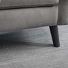 Das 3-Sitzer-Sofa Julian Bowen Monza aus grauem Stoff ist eine bequeme und stilvolle Sitzgelegenheit für Wohnzimmer Bild 5