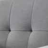 Das 3-Sitzer-Sofa Julian Bowen Monza aus grauem Stoff ist eine bequeme und stilvolle Sitzgelegenheit für Wohnzimmer Bild 4