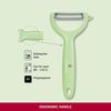 Victorinox | Universalschäler | für Obst und Gemüse | extra scharf | Zackenschliff | zweischneidig | ergonomischer Griff | Limited Edition Hellgrün Bild 3
