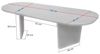 Skye Decor Couchtisch Ovalis (1 Tisch), Ovale Tischplatte Bild 3