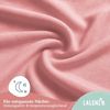 Laleni Spannbettlaken Stubenwagen oval 38x77 cm - Oeko-Tex Zertifiziert, 100% Baumwolle, atmungsaktives Spannbetttuch Jersey Baby, 135 g/m², Coral - Rot Bild 5