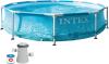 Intex Beachside Metal Frame Pool 305x76 cm, mit Filterpumpe - 4. 485 L