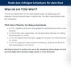 ARO Artländer Daunenschlafsack inkl. Stoffwindel, 130 (120/110), Sternenhimmel Bild 5
