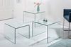 riess-ambiente Couchtisch FANTOME 60cm transparent (Set, 3-St), Wohnzimmer · Glas · eckig · Modern Design Bild 5