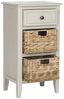 SAFAVIEH Contemporary Wooden Side Table with Storage, in Grey, 30 X 38 X 70 Bild 4