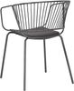 Metallstuhl schwarz 2er Set RIGBY Bild 5