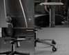 Diablo Ergonomischer Gaming Stuhl aus Stoff – Gaming Chair mit 4D Armlehnen, magnetischem Kopfkissen, Lendenwirbelstütze und atmungsaktiver Polsterung, 140 kg Ultra Black Bild 3