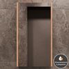Planetmöbel Spiegelschrank 40cm Gold Eiche, Badezimmerschrank mit Spiegel hängend, Badespiegel, Badezimmmer Möbel für Gäste WC Bild 3