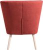 Sessel Kassi Bezug Veloursstoff Buche natur / terracotta 22387 Bild 4