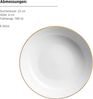 MÄSER Tafelservice Felise (12-tlg), 6 Personen, Porzellan, Teller Set, mit modernem Touch, mikrowellen- und spülmaschinengeeignet Bild 3