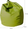Talamo Italia - Eleganter Schlafsack, Farbe: Grün, Maße: 80 x 120 x 80 cm Bild 2