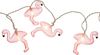 Konstsmide 3132-343 Motiv-Lichterkette Flamingo Interior Batteriebetrieben Anzahl der Glühbirnen 10 LED (RGB) Warmweiß Beleuchtet Länge: 1 8 m Timer Bild 1