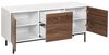 Sideboard mit Schubladen und Türen mit Tip-on Technik , Faserplatte/ Stahl, 120 x 38 x 55 cm, Weiß Bild 5
