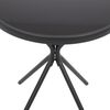 DEGAMO Gartentisch MILANO, 60cm rund, Metall anthrazit, Glasplatte schwarz Bild 4
