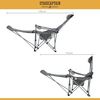 Stagecaptain Campingstuhl CSF-600 MKII Nick Campingsessel mit Fußstütze - Superbequem (2 St), Gartenstuhl faltbar, Anglerstuhl, Faltstuhl, Strandstuhl inkl. Tasche Bild 5