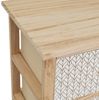 DRW Schrank mit 2 Schubladen MDF Holz in Natur Bild 4