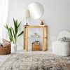 Dmora Konsole Euphoria 85 x 31 x 85h cm Braun, 1 Regal, 2 Fächer Bild 4